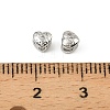 Brass Clear Cubic Zirconia Beads KK-D106-02P-3