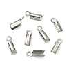 Tarnish Resistant 304 Stainless Steel Folding Crimp Ends X-STAS-R063-28-1