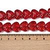 Transparent Glass Beads Strands GLAA-H038-01F-4