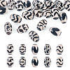 20Pcs 5 Styles Tibetan Style dZi Agate Beads G-TA0002-67-1