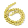 Natural Lemon Jade Beads Strands X-G-G0003-C02-B-3