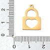 PVD Vacuum Plating 304 Stainless Steel Pendants STAS-WH0016-05-G02-3
