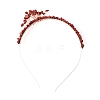 Red Jasper with Metal Hair Bands PW-WG4CD56-02-1