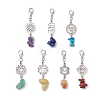 7Pcs Chakra Alloy Pendant Decoraton HJEW-JM02157-1