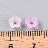 Frosted Transparent Acrylic Beads X-OACR-N137-72D-4