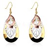 Brass Hollow Dangle Earrings EJEW-BB23074-1-1
