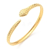 304 Stainless Steel Snake Cuff Bangle LS-BJEW-F456-01G-1
