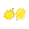 Gradient Color & Luminous Opaque Resin Pendants LS-RESI-S011-01H-4