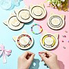 6Pcs 6 Styles Animal Theme Wood Single Bracelet Display Trays ST-CJ0022-03-5