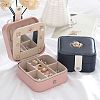 PU Imitation Leather Jewelry Organizer Box CON-P016-A03-3