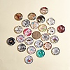 Printed Picture Glass Cabochons GGLA-YW0001-01B-2