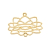 Alloy Open Back Bezel Pendants FIND-WH0100-10G-1