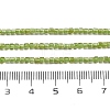 Natural Peridot Beads Stands G-H042-B31-01-3