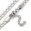 304 Stainless Steel Chain Necklaces NJEW-R266-08P-1