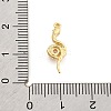 Brass Micro Pave Cubic Zirconia Pendants KK-M321-01C-G-3