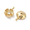 Brass Micro Pave Cubic Zirconia Pendants LS-KK-L260-07G-2