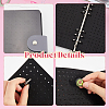 Felt Cloth Brooch Storage Loose-leaf Binder Notebook Albums with PVC Plastic Cover AJEW-WH20011-05B-6