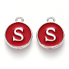 Platinum Plated Alloy Enamel Charms LS-X-ENAM-S118-03S-P-1
