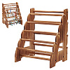 5 Layers Wood Bracelet Organizer Display Stands BDIS-WH0011-06-1