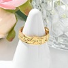 304 Stainless Steel Open Cuff Rings for Women STAS-Z117-18G-2