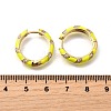 Brass Micro Pave Clear Cubic Zirconia Huggie Hoop Earrings EJEW-H121-22G-01-3