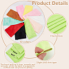 10 Colors Polyester Velvet Cloths Fabric FIND-WH0152-615-4