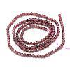 Natural Garnet Beads Strands G-S152-03-3mm-2