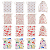 20Pcs 4 Styles Christmas Cotton Fabric Cloth Bag ABAG-TA0002-11-3