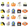 60Pcs 10 Styles Halloween Theme Opaque Resin Decoden Cabochons CRES-CJ0001-69-1