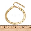 304 Stainless Steel Link Chain Bracelets for Women BJEW-Z143-08G-5