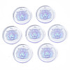 Transparent Resin Pendants RESI-N030-007B-1