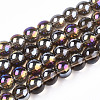 Electroplate Transparent Glass Beads Strands LS-GLAA-T032-T6mm-AB02-1