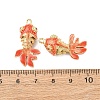 Brass Micro Pave Cubic Zirconia Pendants KK-D019-30C-G-3