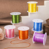 6 Rolls 6 Colors 10M Flat Elastic Crystal String EW-TA0001-04A-12