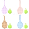 10Pcs 2 Styles Opaque Acrylic Pendants OACR-YW0004-07-1