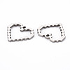 Non-Tarnish 201 Stainless Steel Pendants STAS-N088-29P-NR-2