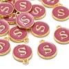 Golden Plated Alloy Enamel Charms LS-ENAM-S118-08S-4