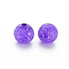 Transparent Crackle Acrylic Beads MACR-S373-66C-N21-6