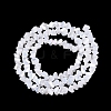 Electroplate Imitation Jade Glass Beads Strands EGLA-Q139-01A-B02-2