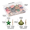 40Pcs 10 Styles Alloy Enamel Pendants ENAM-FS0002-66-4