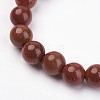 Synthetic Goldstone Stretch Bracelets G-N0263-03-2