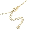 Bohemian Summer Beach Style 18K Gold Plated Shell Shape Initial Pendant Necklaces IL8059-10-3