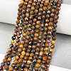 Natural Tiger Eye Beads Strands G-M399-03C-01-2