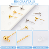 200Pcs 2 Styles Iron & 304 Stainless Steels Stud Earring Findings FIND-UN0003-46-5