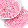 DIY Craft Beads 6/0 Ceylon Round Glass Seed Beads X-SEED-A011-4mm-145-3