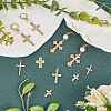 24Pcs 12 Styles Alloy Crystal Rhinestone Pendants FIND-SC0010-80-4