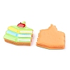 Opaque Resin Cabochons LS-CRES-B002-21-2