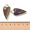 Natural Indian Agate Pendants G-K347-01G-06-3