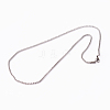 201 Stainless Steel Box Chains Necklaces STAS-O056-80-2