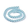 Eco-Friendly Dyed Glass Pearl Round Beads Strands HY-A002-8mm-RB106-2